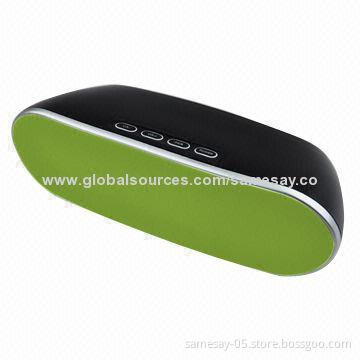 High-quality Wireless/Bluetooth Speaker for Smartphones, USB Charging, Aux-in, 6W Power